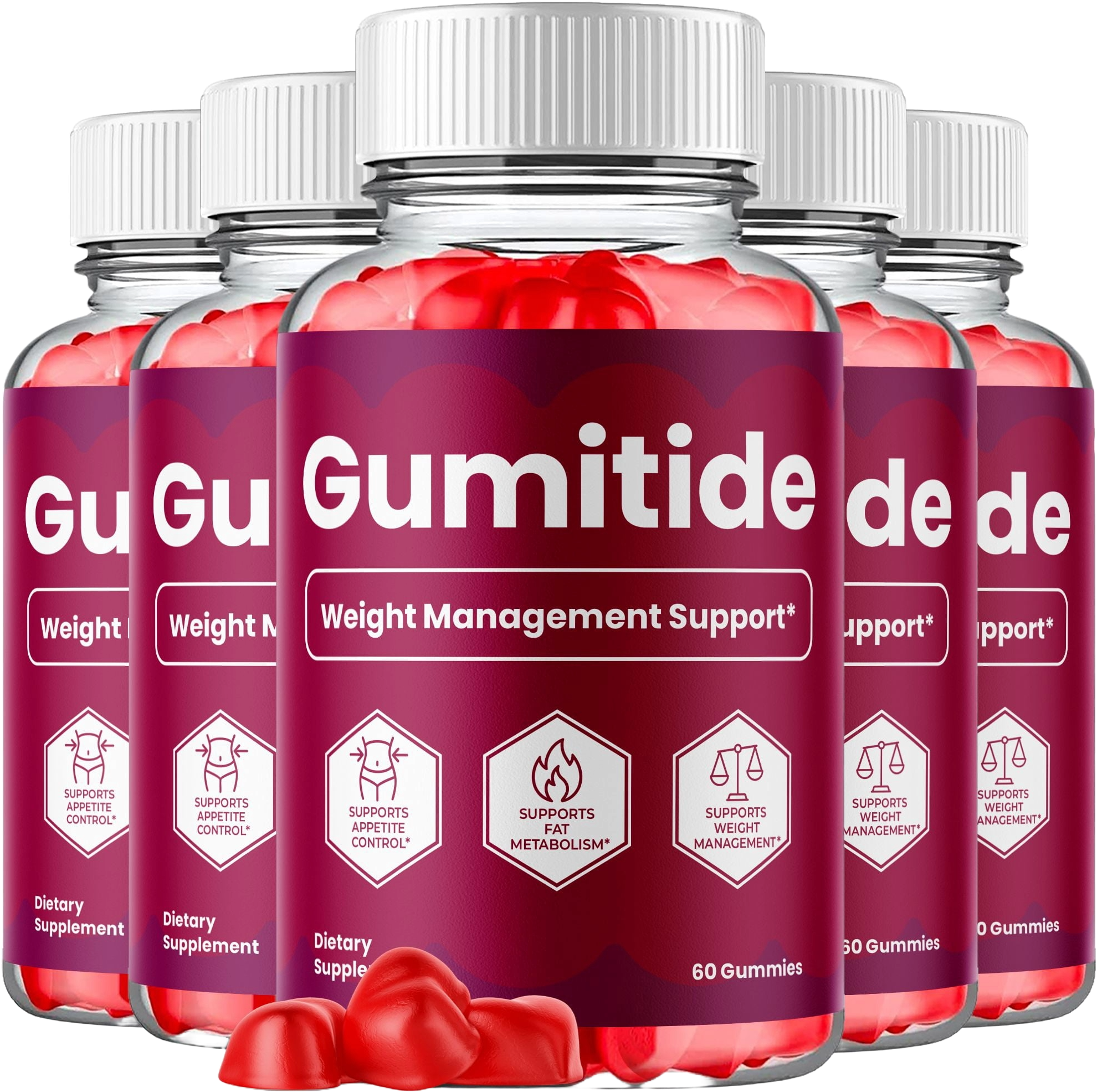 Gumitide 6 bottle discount pack — weight management gummies